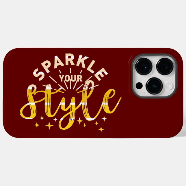 SPARKLE YOUR STYLE                          Case-Mate iPhone CASE (Back (Horizontal))