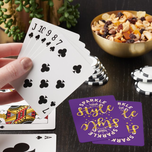 SPARKLE YOUR STYLE                          PLAYING CARDS (In Situ)
