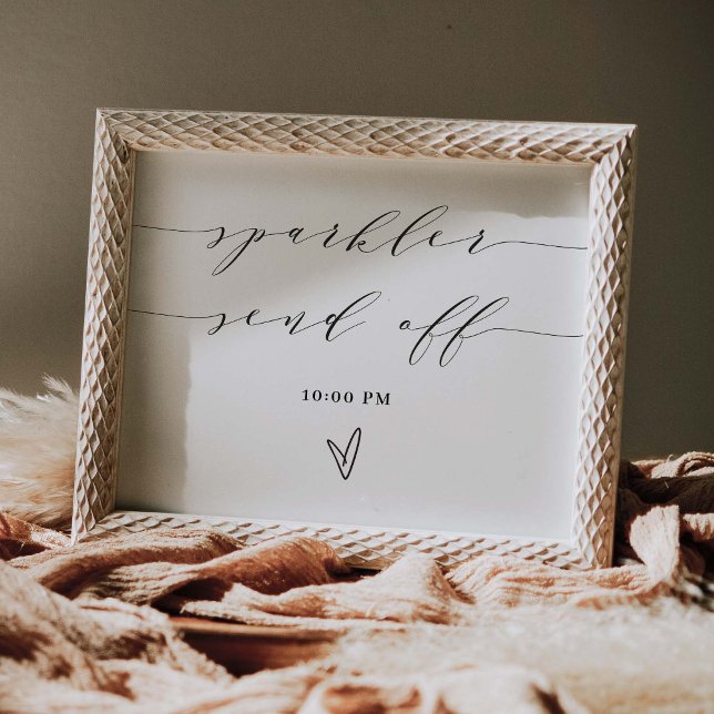 Sparkler Send Off Sign Wedding Reception Display (Creator Uploaded)