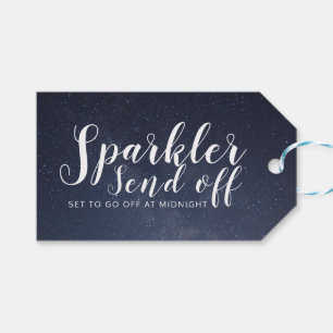 Sparkler Send Off Tags
