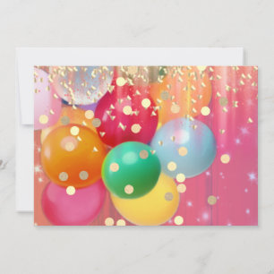 Sparkles and Balloons Card