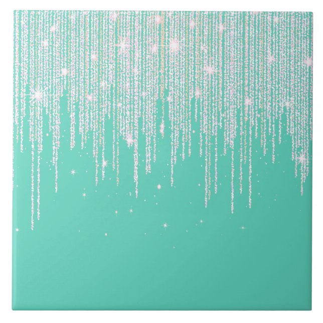 Sparkles Ceramic Tile (Front)