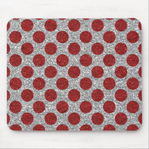 Sparkles & Glitter polka dots pattern Mousepad