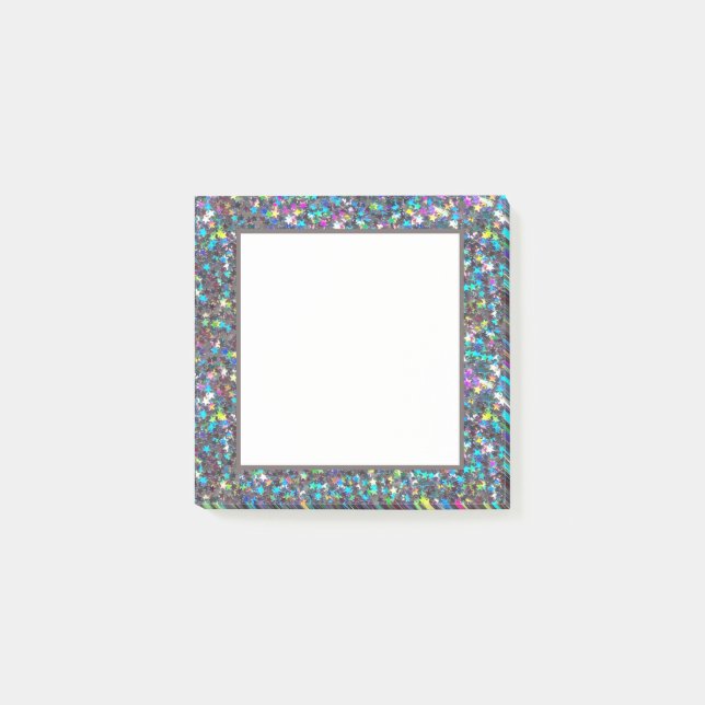 Sparkles Stars Post It Notes (Front)