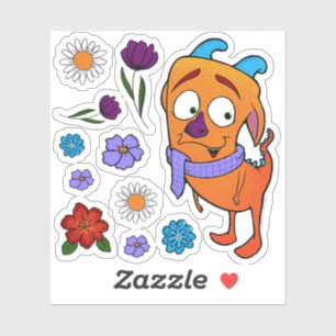 Sparkles the monster, sticker