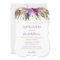 Sparkling Amethyst Dress Quinceanera Invite