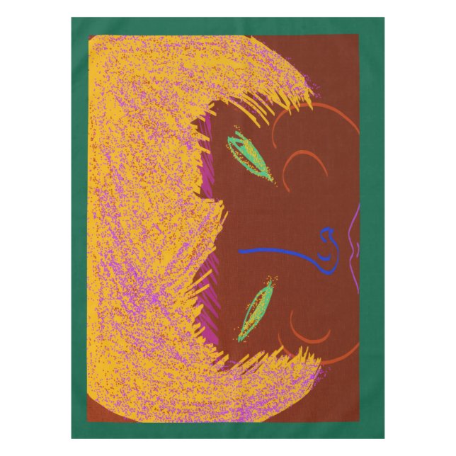 Sparkling Beauty Queen  Tablecloth (Front)