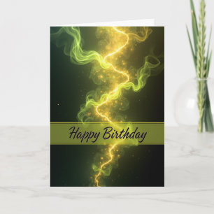 Sparkling Birthday Gold Card