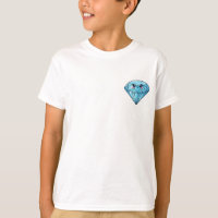 Sparkling Blue Diamond Kawaii Kids