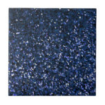 Sparkling Blue Glittery Ombre Teal Colorful Gift Tile<br><div class="desc">Designed with glittery ombre blue background with deep blue & ombre blue shades!!</div>
