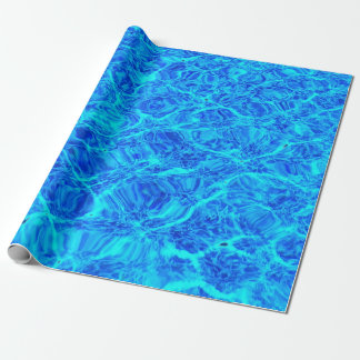 Sparkling Blue Pool Water Gift Wrapping Paper