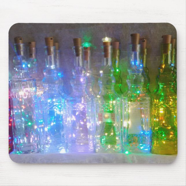 Sparkling Bottles Mousepad (Front)