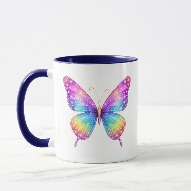 Sparkling Butterfly Mug (Left)