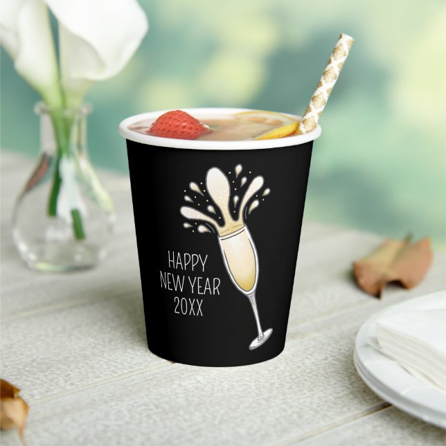 Sparkling Champagne Flute Paper Cups (Insitu)