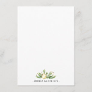 Sparkling Cheer   Elegant Personalized Stationery Enclosure Card