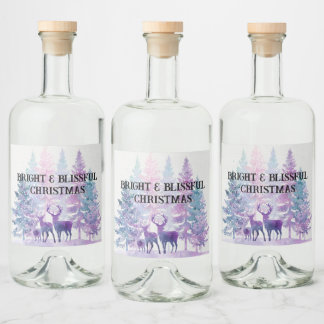 Sparkling Christmas Cheer Labels | Holiday Gift