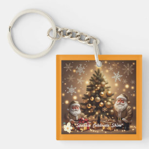 "Sparkling Christmas Joy" Keychain