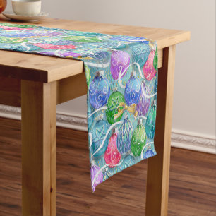 Sparkling Christmas Short Table Runner