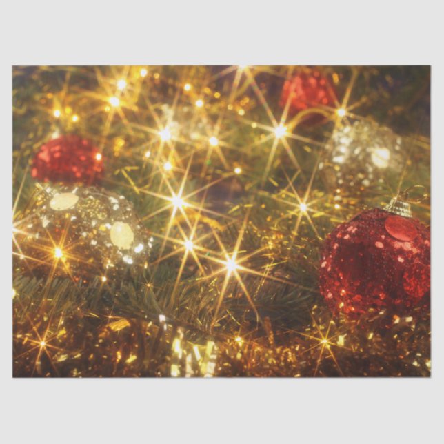 Sparkling Christmas Tissue Paper (Front)