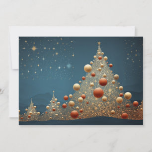 Sparkling Christmas Tree 5  Holiday Card