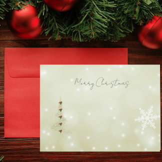 Sparkling Christmas tree Envelope