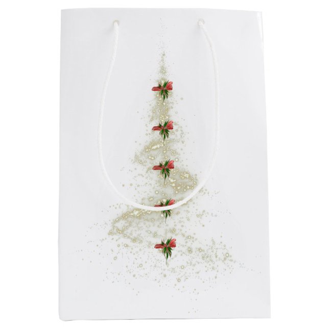 Sparkling Christmas Tree gift bag (Front)