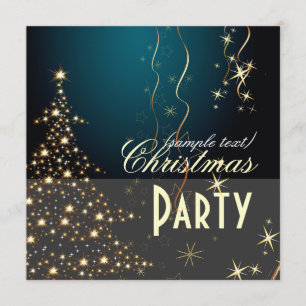 Sparkling Christmas Tree / Party invitations