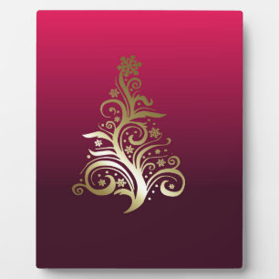 Sparkling Christmas tree Plaque