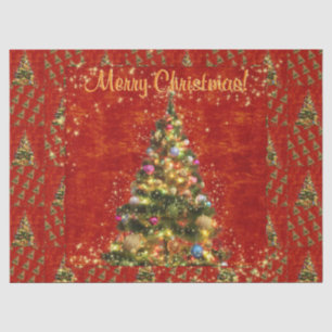 Sparkling Christmas Tree Tissue Paper