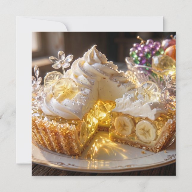 Sparkling Crystal Banana Cream Pie  (Front)