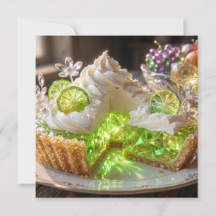 Sparkling Crystal Key Lime Pie Blank