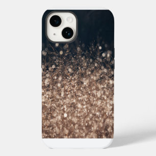 Sparkling Dew drops in Earth Tones iPhone 14 Case
