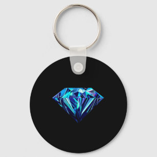 Sparkling diamond keychain