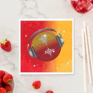 Sparkling Disco Ball Napkin