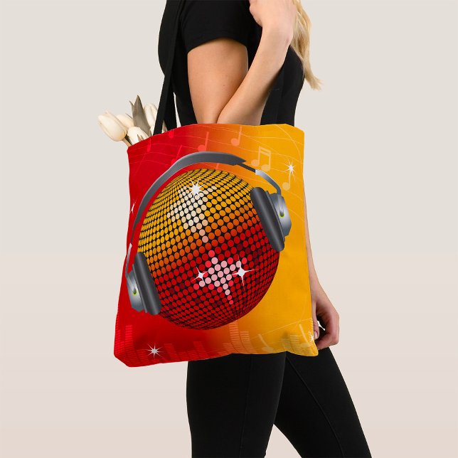 Sparkling Disco Ball Tote Bag (Creator Uploaded)