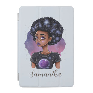 Sparkling Elegant Afro Woman iPad Mini Cover