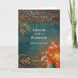 Sparkling Fantasy Vintage Wedding Program