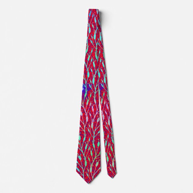 Sparkling Fireworks Party Pattern  Tie (Front)