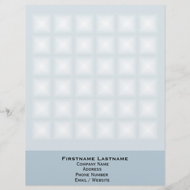 Sparkling Gem Tiles Choose Your Custom Colour Letterhead (Front)