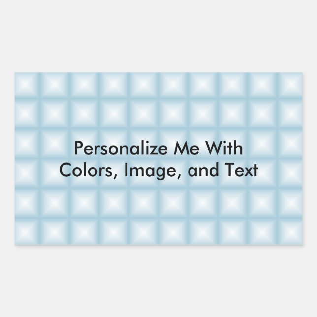 Sparkling Gem Tiles Choose Your Custom Colour Sticker (Front)