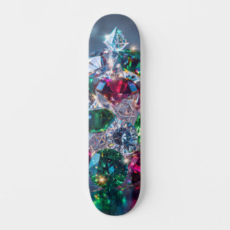 Sparkling Gems and Jewels Skateboard
