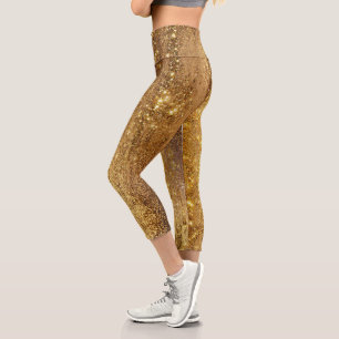 Sparkling Girly Glam Glitter Disco Party Capri