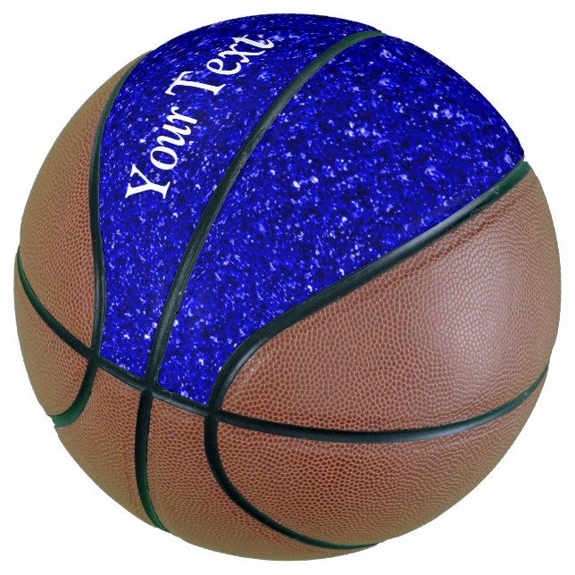 Sparkling glitter basketball (Angled)