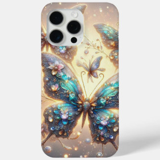 Sparkling glitter butterflies Phone case