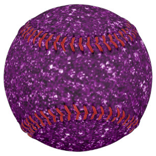 Sparkling glitter softball