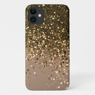 Sparkling Gold Brown Glitter Glam #1 (Faux Glitter iPhone 11 Case
