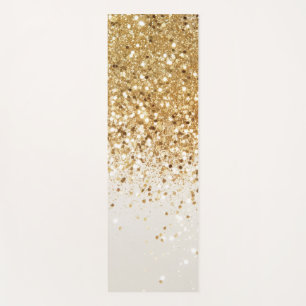 Sparkling Gold Glitter Glam #2 Yoga Mat