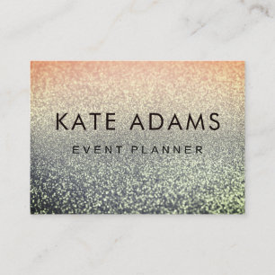 Sparkling Gold Marble Dark Navy Abstract Business Card