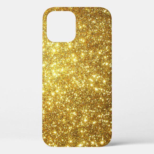 Sparkling Gold Parties scintillant iPhone / coque  (Verso)