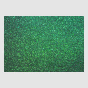 Sparkling green colour tissue paper